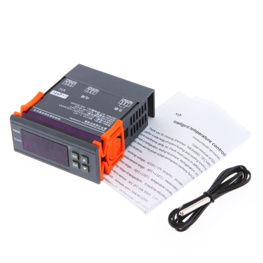200-240V Digital Temperature Controller Thermocouple -40℃ to 120℃ with Sensor