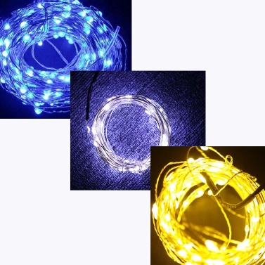 10m 100-LED String Light Lamp Decoration Lighting for Christmas Party Wedding 12V