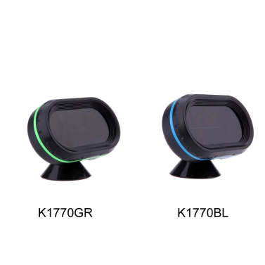 Digital Auto Car Thermometer Voltmeter Voltage Meter Noctilucous Clock Freeze Alert + Batteries