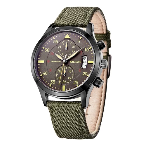 

Genuine Leather Analog Water Resistant Men's Quartz Watch