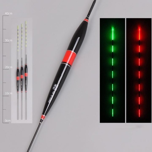 38cm Bite hook color change luminous drifting electronic fish float