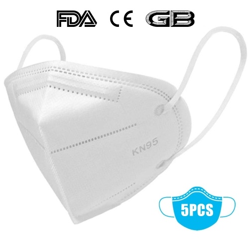 5PCS N95 Face Mask Disposable Anti PM2.5 Anti Particle Mask Breathable Dustproof Mouth Mask