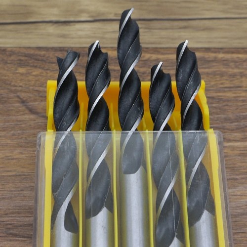 

Woodworking drill bit three-point drill wood hole drilling tool clear edge drill diameter 10mm5 boxed set Three-point drill bit 10mm (5 boxes)