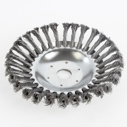 

Lawn mower 8 inch steel wire wheel cutting head twisted wire weeding head bowl type 6 inch lawn mower head weeding wheel accessories Economy 6 inch