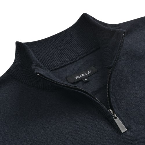 

Мужской свитер с молнией Navy Blue XL