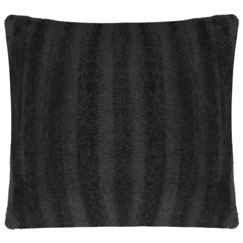 

Pillowcases 2 pcs. Faux Fur 80x80 cm Black