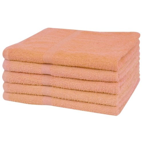 

Towels 5 pcs. 100% cotton 360 g / m² 50 x 100 cm peach