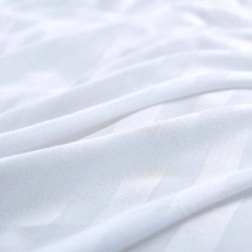 

2 pcs. Bedding set cotton satin 140 × 200/60 × 70 cm white