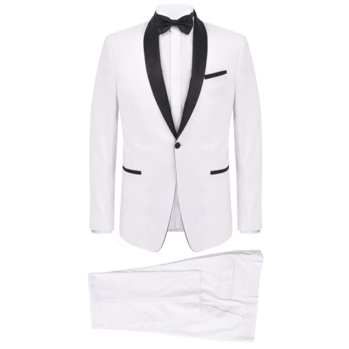 

Двухсекционный вечерний костюм Black Tie Smoking Мужские размеры 48 Белый