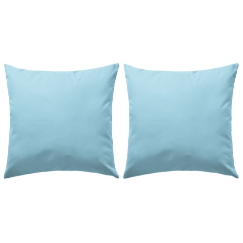 

Garden cushion 2 pcs. 45 x 45 cm light blue