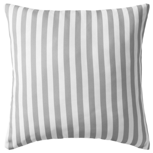 

Garden cushion 2 pcs. Striped pattern 45 x 45 cm Gray