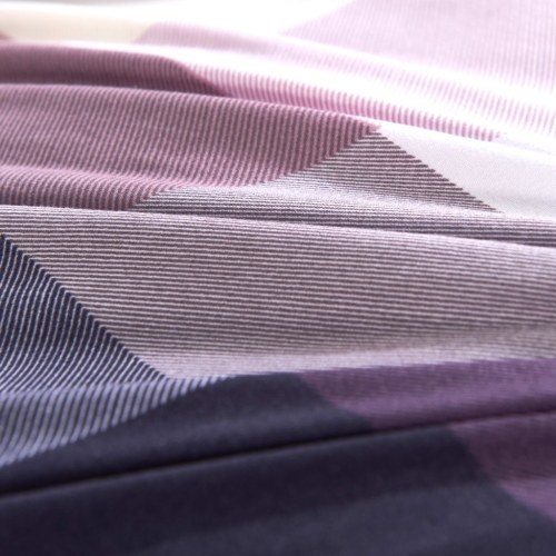 

2 pcs. Bedding Set Purple Checkered 135x200 / 80x80 cm