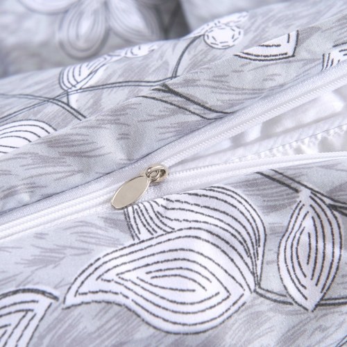 

2 pcs. Bedding set stripes floral print 155x220 / 80x80 cm