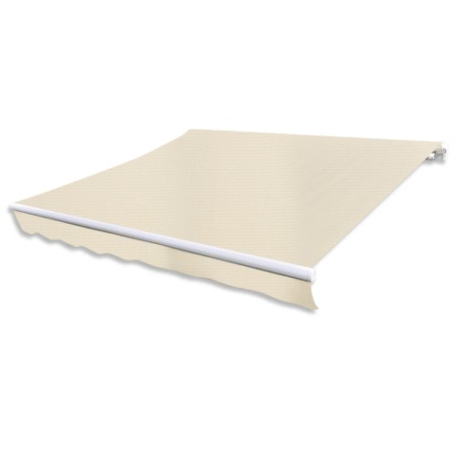 Awning Top Sunshade Canvas Cream 3x2,5m (Frame Not Included)