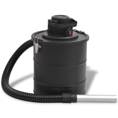 Aspirador de ceniza 1200 W 20 L negro