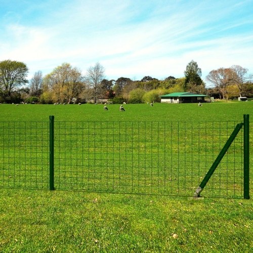 

Euro fence set with pegs 10 x 1.7 m steel green