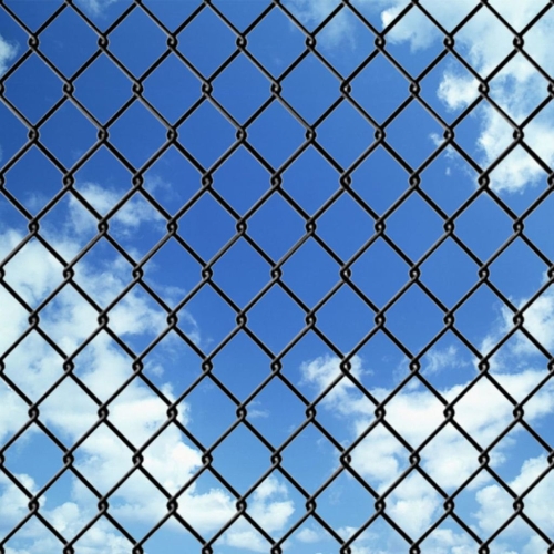 

Chain-Link Fence Set with Posts and Hardware 1,97x15 m Grey