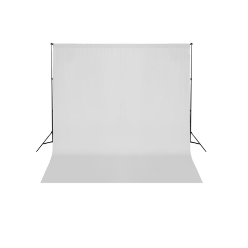 

White Backdrop 600 x 300 cm with Support System UK