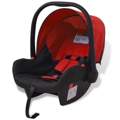 

3-in-1 Pushchair Aluminium Red and Black