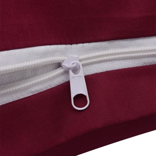 

двух частей пододеяльник Set Хлопок Burgundy 155x220 / 60x70 см
