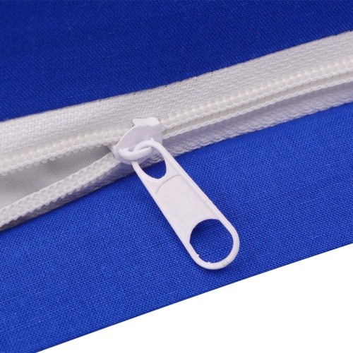 

Two Piece Duvet Cover Set Cotton Blue 135x200/60x70 cm