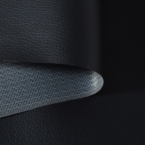 

Artificial Leather Fabric 1.4x18 m Black