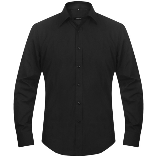 

Men's Business Shirts 3 pcs Size S White/Black/Light Blue