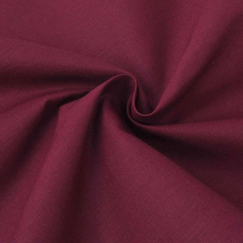 

Flat Bed Sheet 2 pcs Cotton 240x260 cm Burgundy