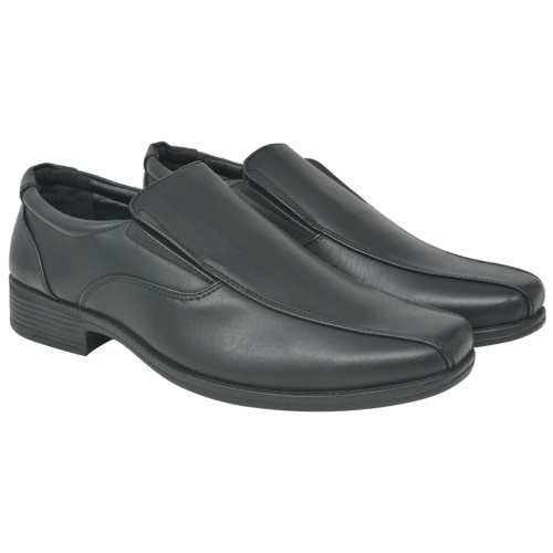 

Men's Loafers Black Size 41 PU Leather