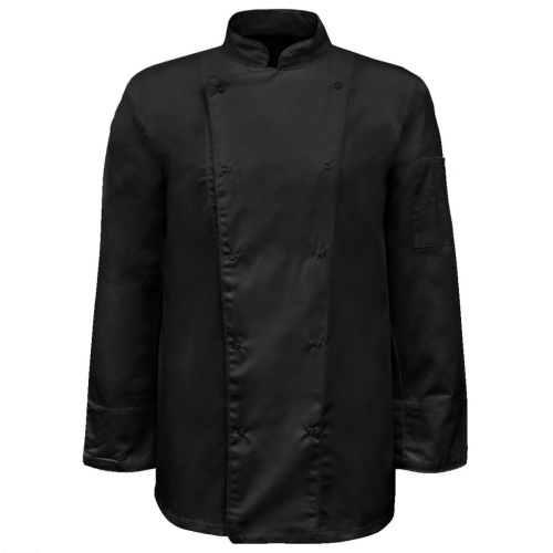 

Chef Jackets 2 pcs Long Sleeve Size XXL Black
