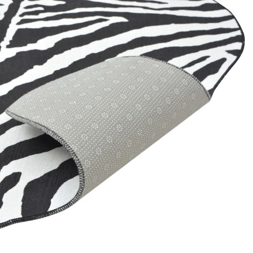 

Shaped Rug 150x220 cm Zebra Print