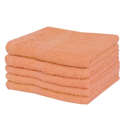 

Guest Towels 10 pcs 100% Cotton 360 g/m² 30x30 cm Peach