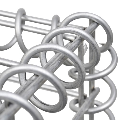 

Gabion Basket Wall with Lids Galvanized Wire 100 x 50 x 30 cm