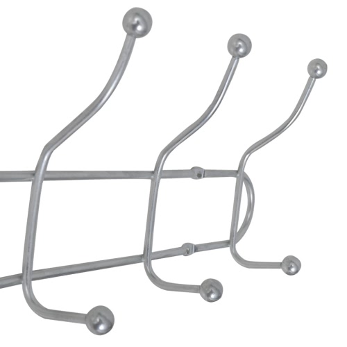 

Steel Wall Peg Board with 12 Hooks 2 pcs