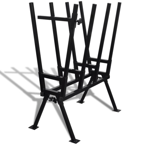 

Black Powder-Coated Saw Horse for Woodworking