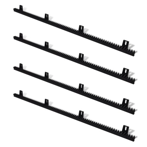 4 pezzi di nylon Rack per cancello scorrevole Opener