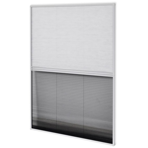 

Plisse Insect Screen for Windows Aluminium 60x80 cm with Shade