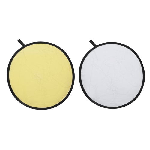

2-in-1 Gold and Silver Reflector Backdrop 80 cm UK