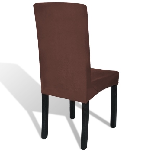 

Stretch right chair cover 6 pcs brown