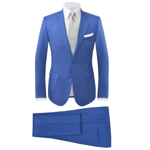 

Men's 2-Piece Suit Royal Blue Size 56