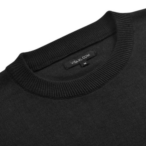 

Men's Crew-neck Sweater Black Size L