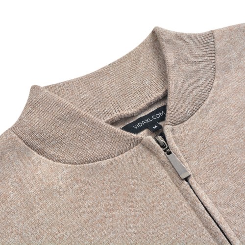 

Men's Cardigan Beige Size L