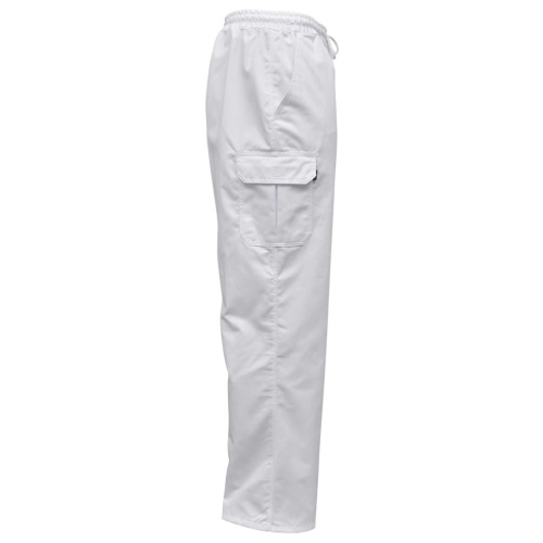 

Cook trousers Elasticated waist and drawstring 2 pcs XL White