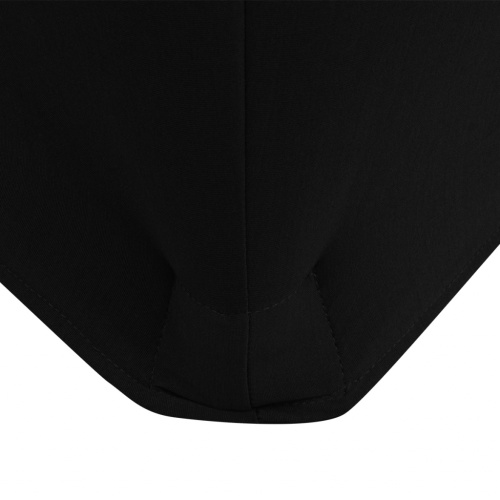 

Extendable covers for table 2 pieces Round 150 x 74 cm Black