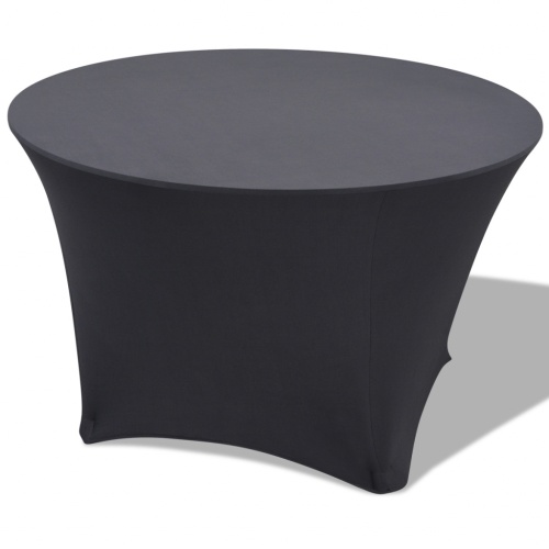 

Expandable table covers 2 pieces Round 150x74cm Anthracite