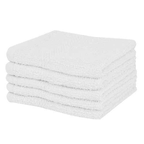 Guest Napkins 10pcs 100% Cotton 360 g / m² 30x30cm White