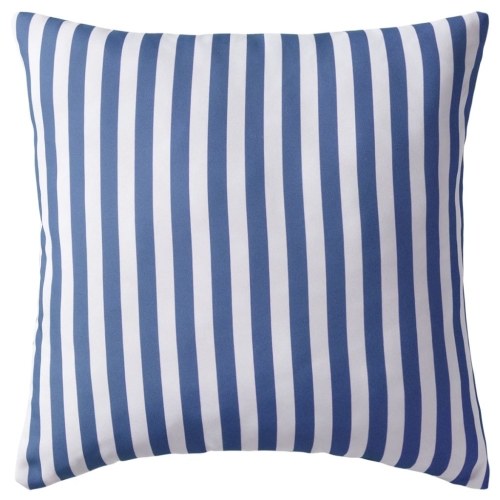 

Outdoor Pillow 4 pcs Stripe Print 45 x 45 cm Blue