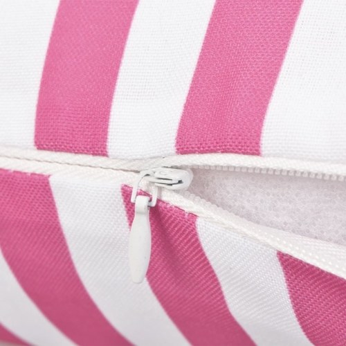 

Outdoor Pillow 4pcs Stripe Print 45x45cm Pink
