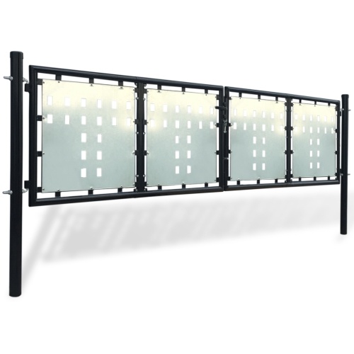 

garden gate Double Black 300 x 125 cm