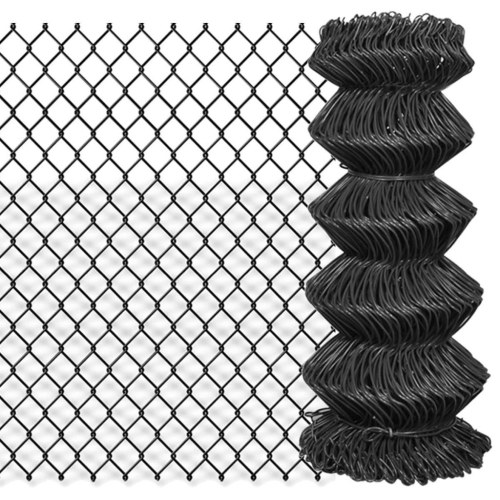 

Mesh fence 25 x 0.8 m Steel Gray